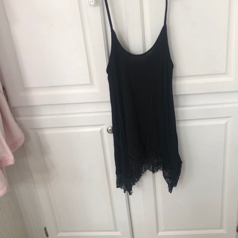 Dressy black tank top